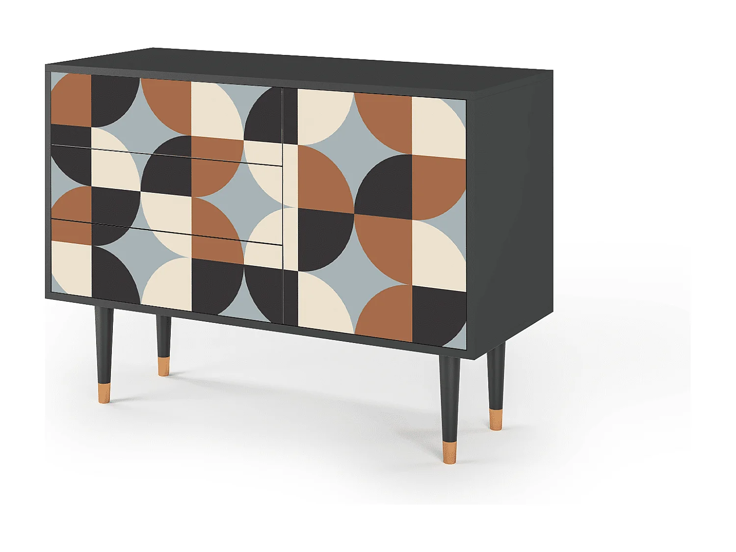 Sideboard - 115х84х41 cm - S3 - Brown Sensation, Anthrazit
