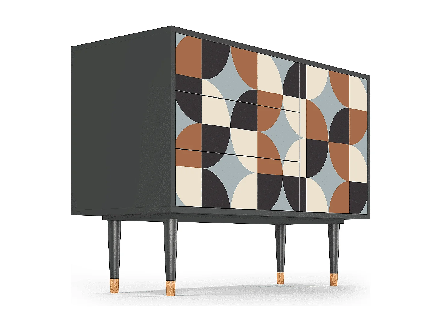 Sideboard - 115х84х41 cm - S3 - Brown Sensation, Anthrazit