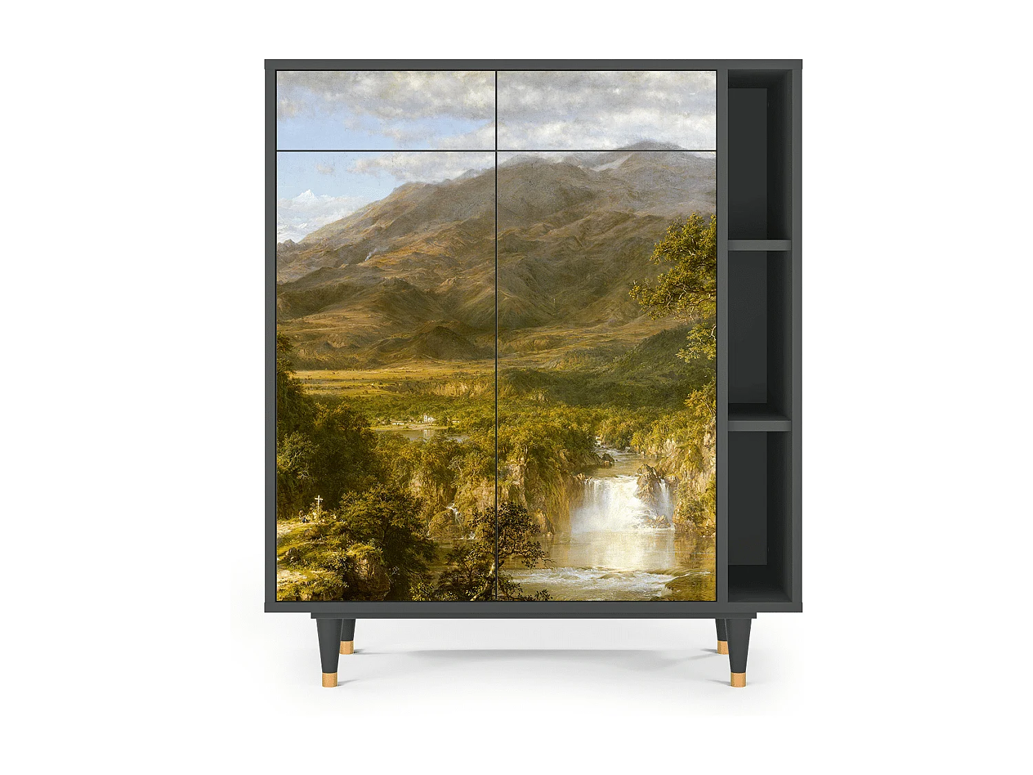 Buffet - 96х110х41 cm - BS6 - The Heart of the Andes , Anthracite