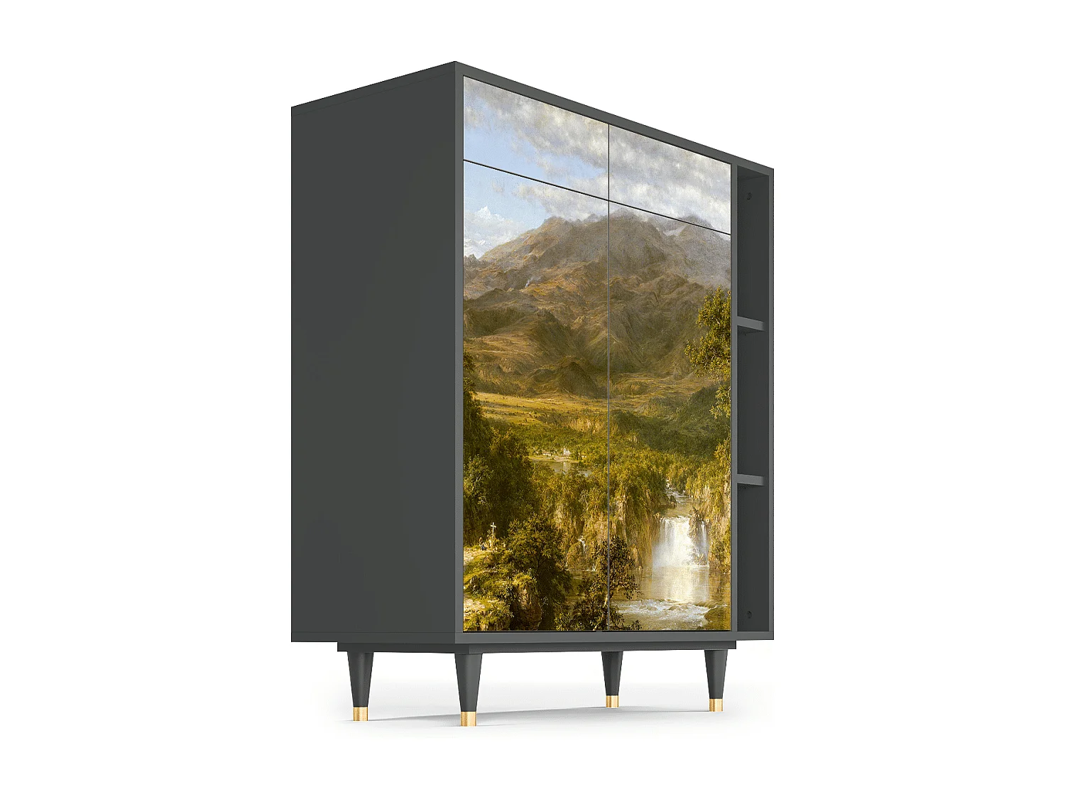 Buffet - 96х110х41 cm - BS6 - The Heart of the Andes , Anthracite