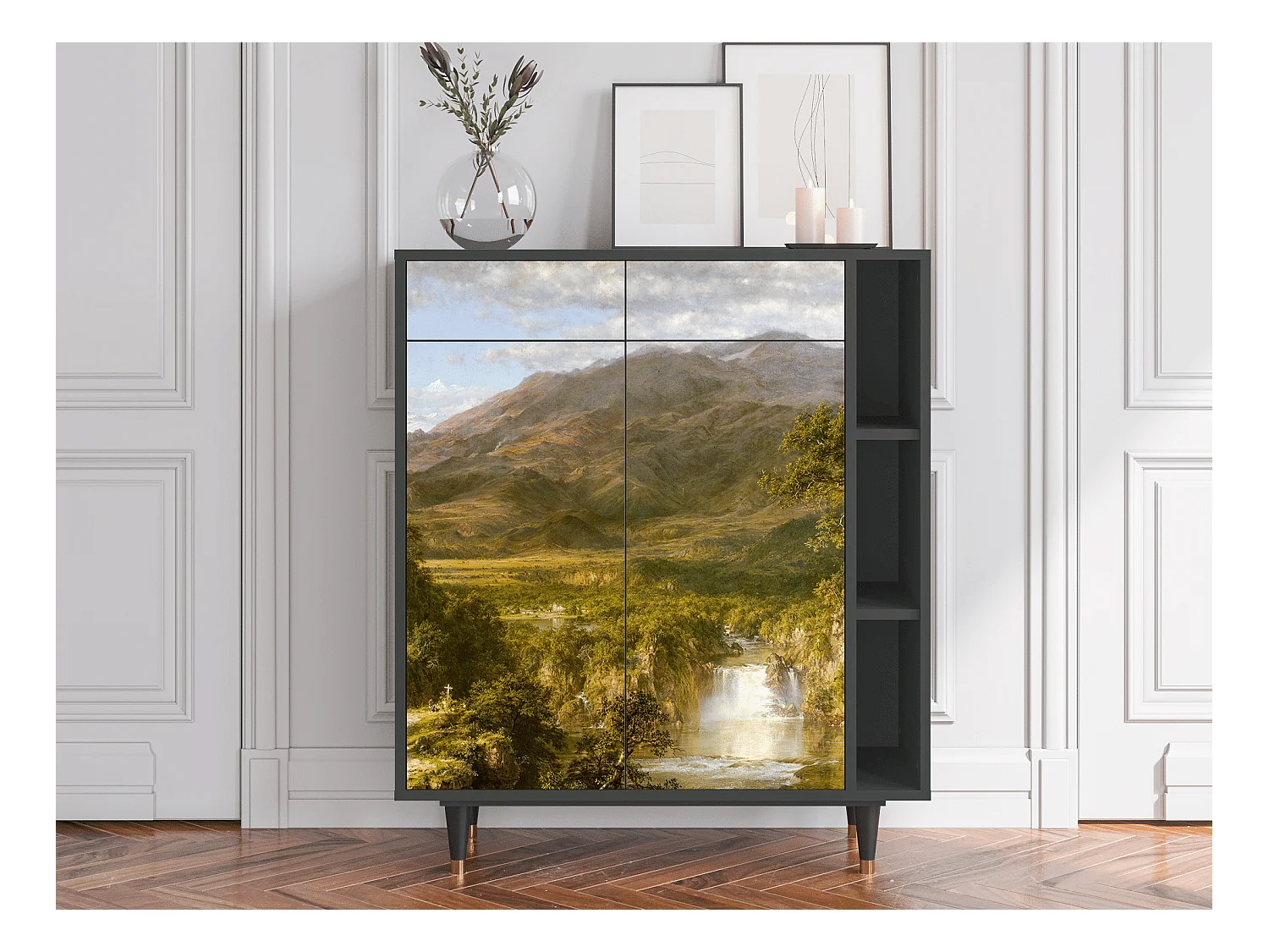 Buffet - 96х110х41 cm - BS6 - The Heart of the Andes , Anthracite