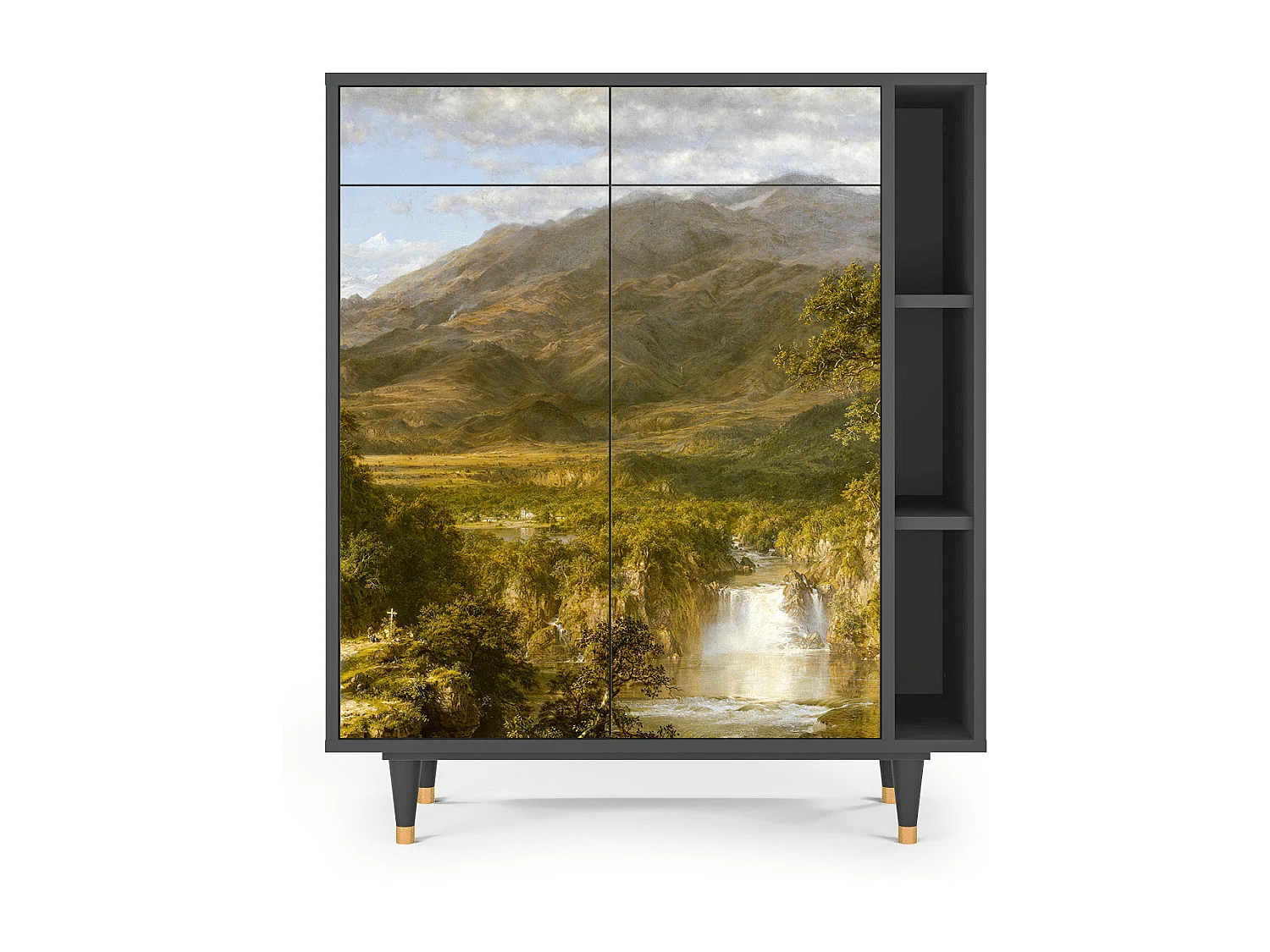 Buffet - 96х110х41 cm - BS6 - The Heart of the Andes , Anthracite