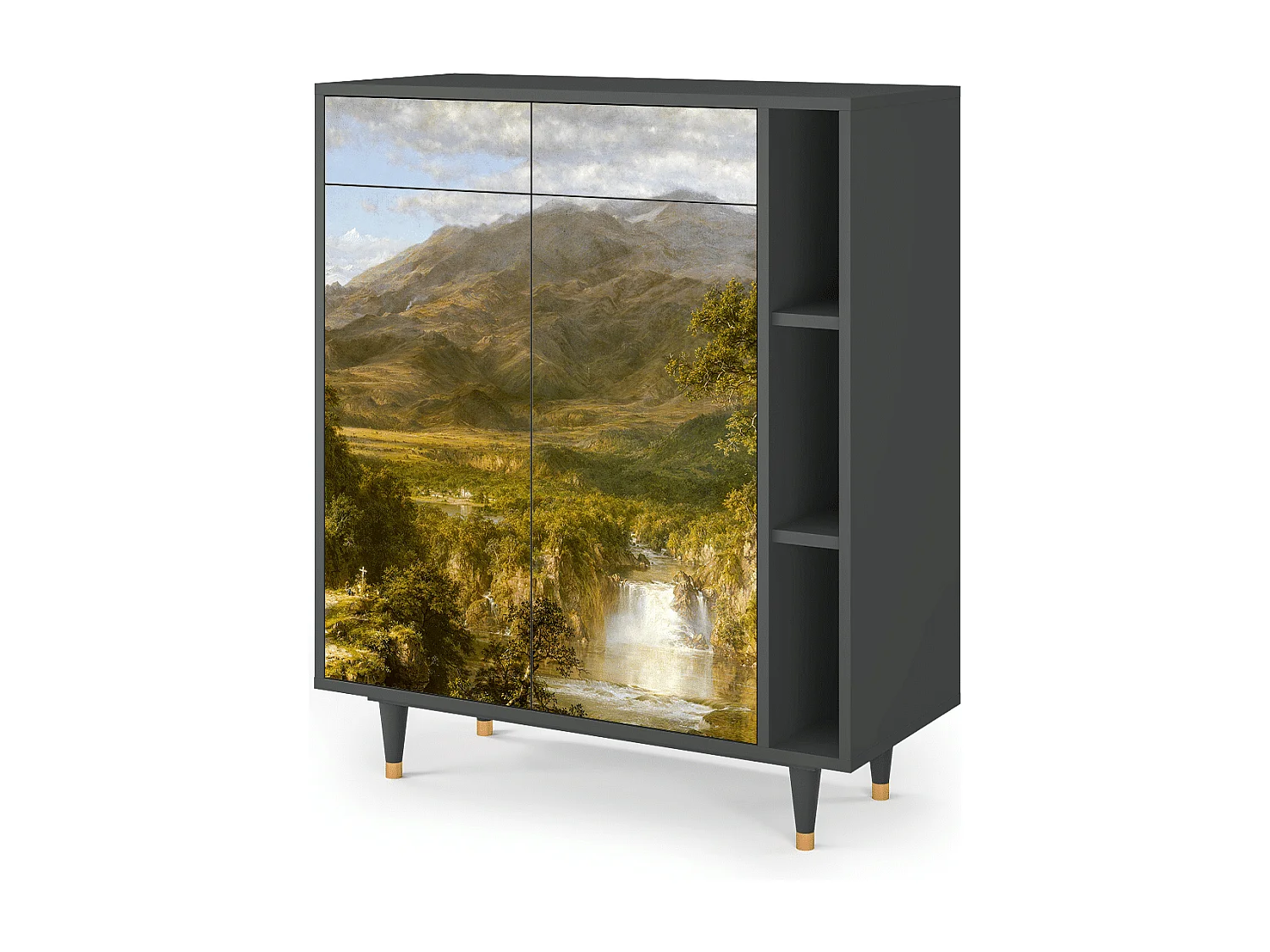 Buffet - 96х110х41 cm - BS6 - The Heart of the Andes , Anthracite