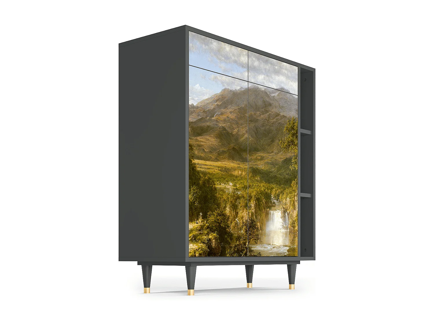 Buffet - 96х110х41 cm - BS6 - The Heart of the Andes , Anthracite