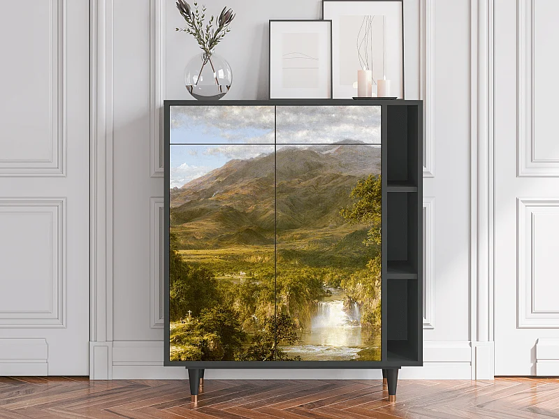 Buffet - 96х110х41 cm - BS6 - The Heart of the Andes , Anthracite