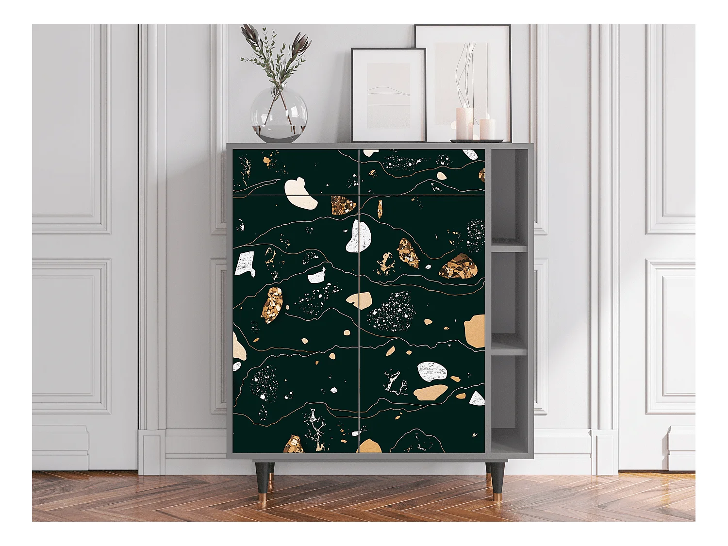 Buffet - 96х110х41 cm - BS6 - Space Rocks, Gris