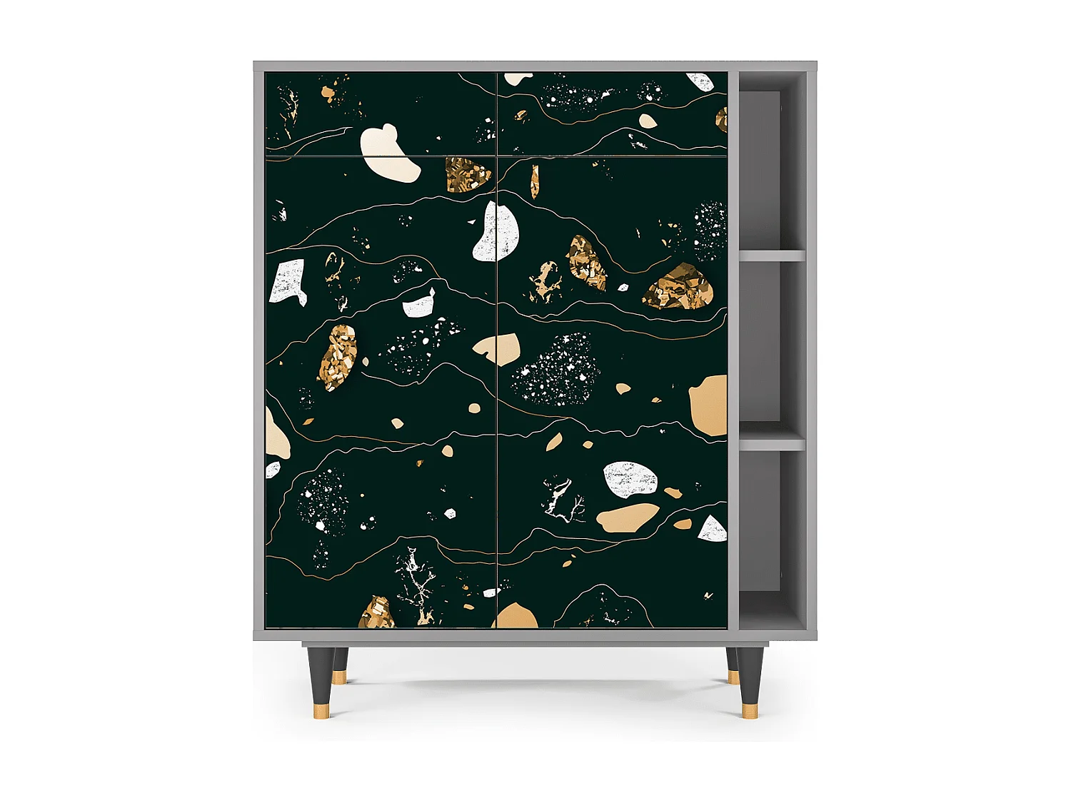 Buffet - 96х110х41 cm - BS6 - Space Rocks, Gris
