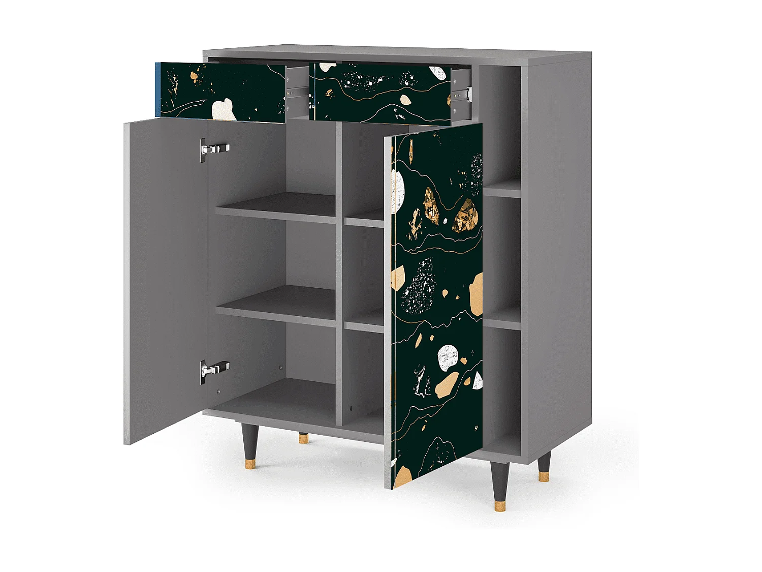 Buffet - 96х110х41 cm - BS6 - Space Rocks, Gris