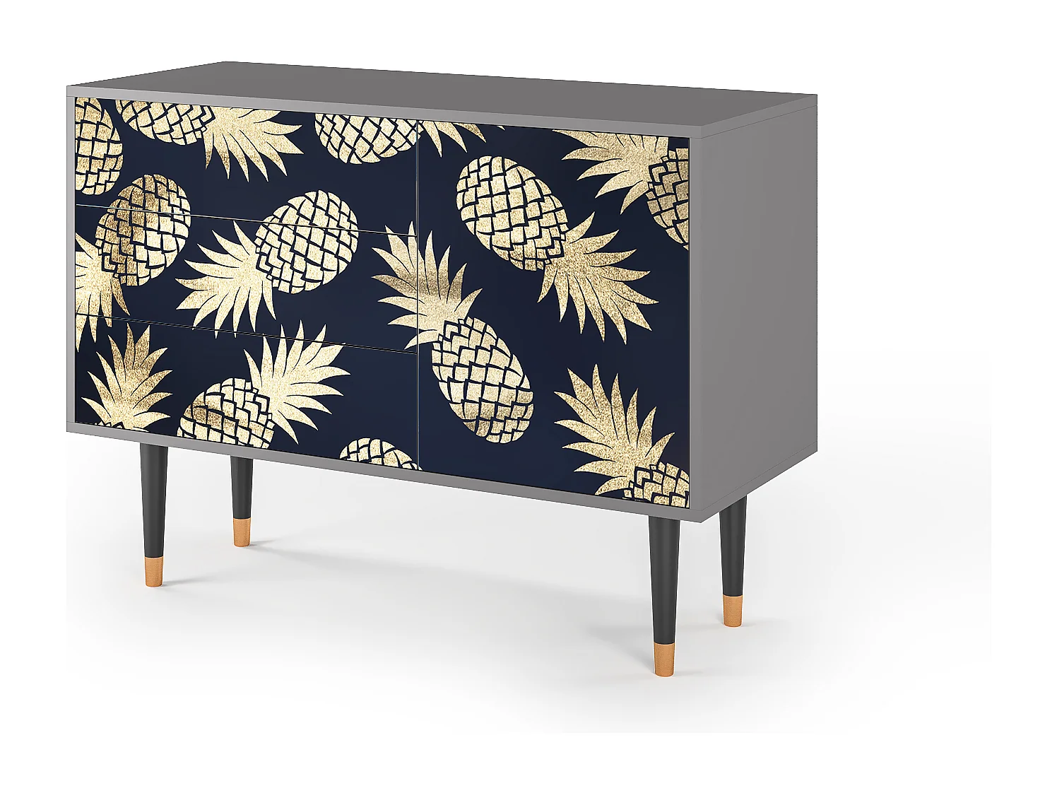 Credenza - 115х84х41 cm - S3 - Sunny Pineaple, Grigio