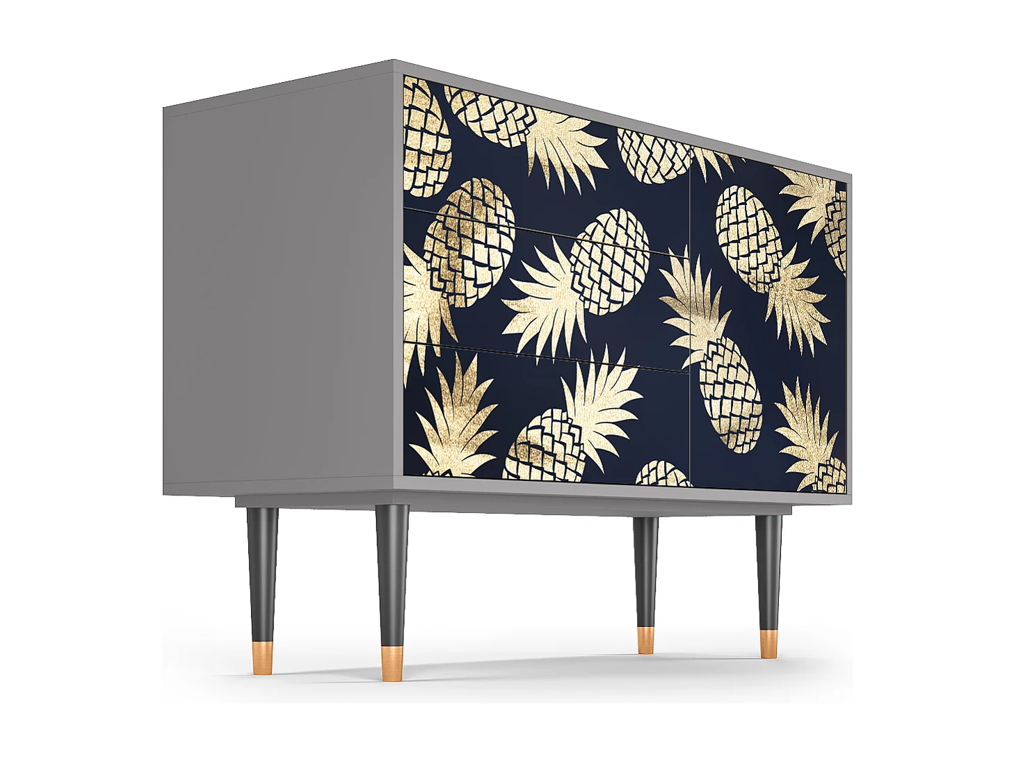 Credenza - 115х84х41 cm - S3 - Sunny Pineaple, Grigio