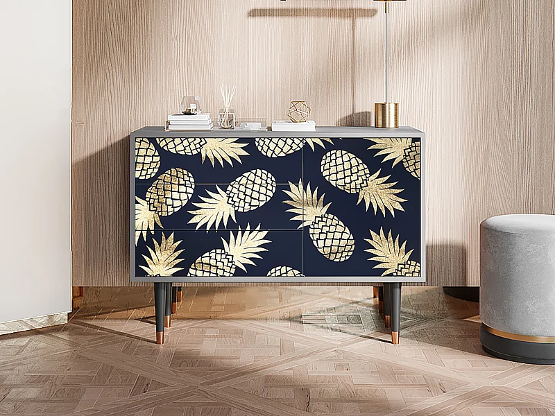Sideboard - 115х84х41 cm - S3 - Sunny Pineaple, Grau
