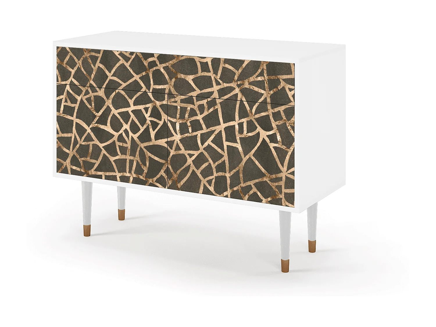 Credenza - 115x85x48 cm - BS4 - Enlarged Leaf, Bianco