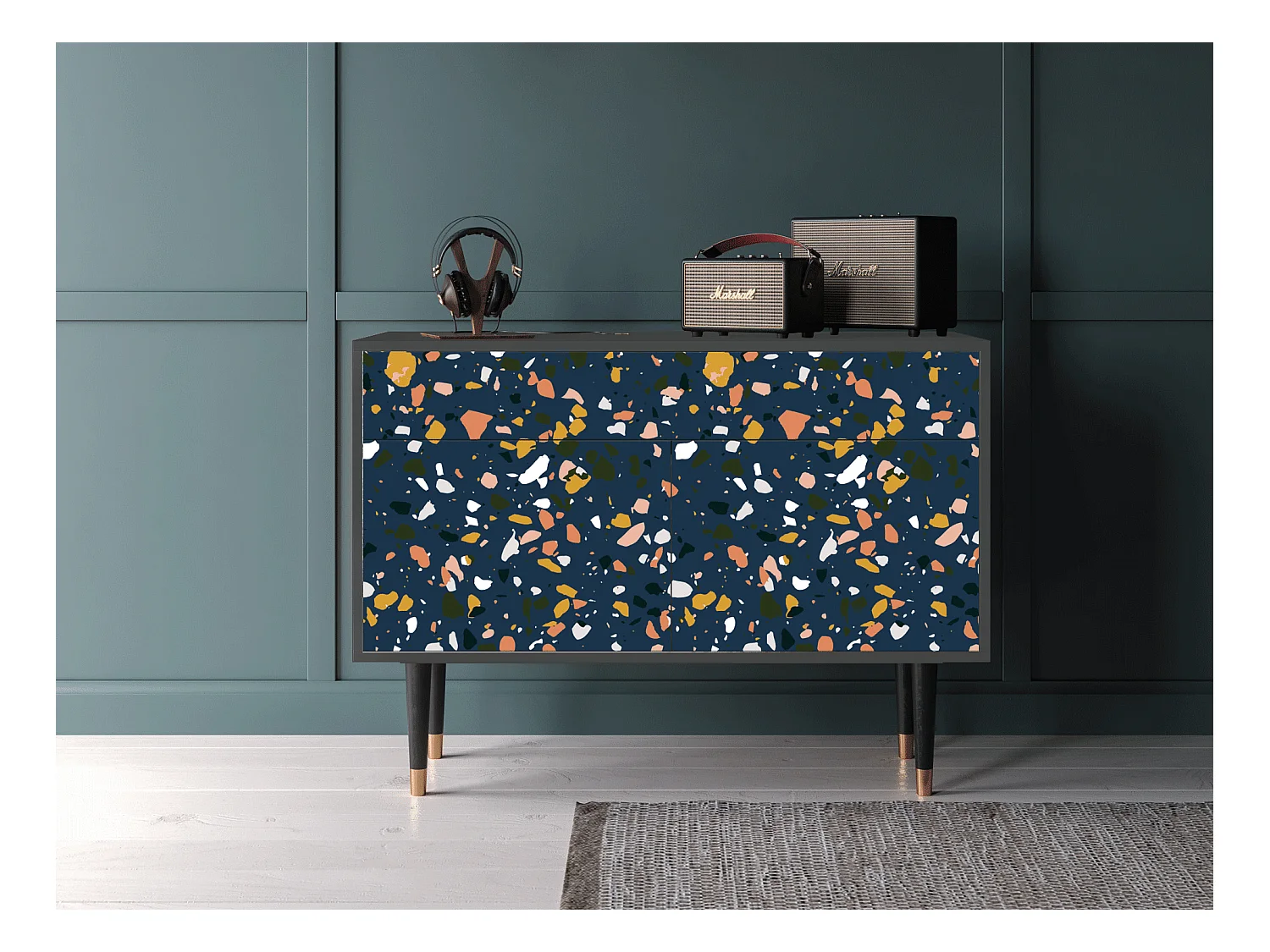 Buffet - 115x85x48 cm - BS4 - Night Sky Langhterns, Anthracite