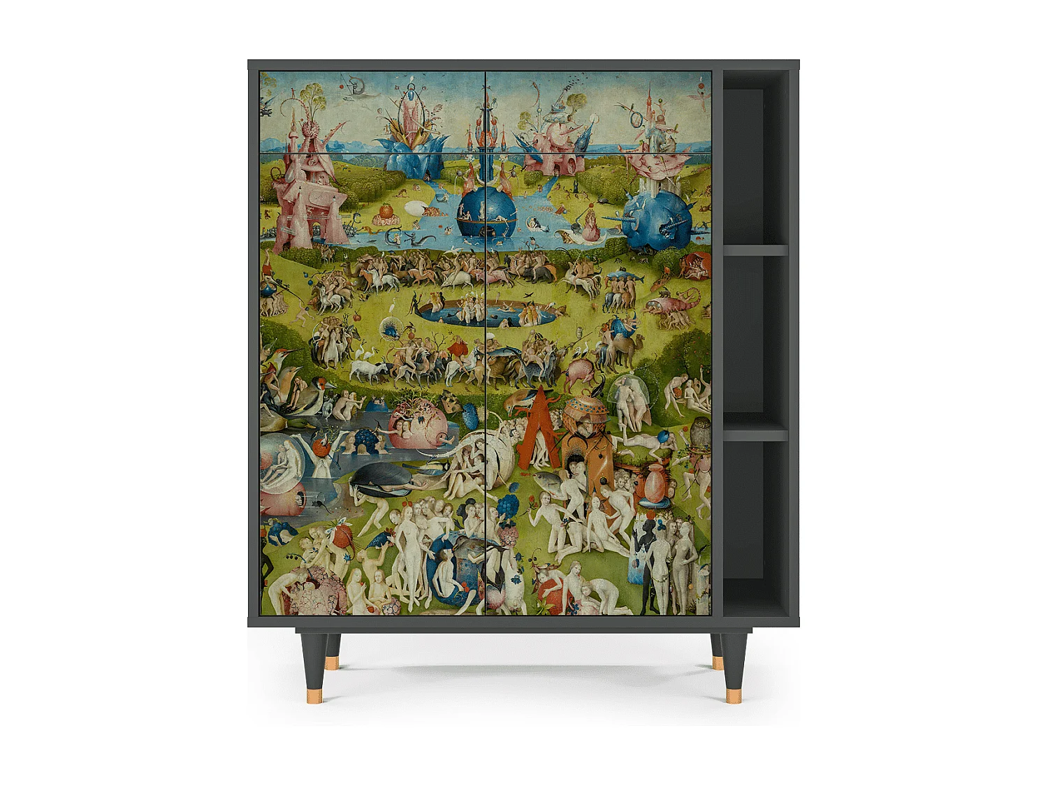 Dressoir - 96х110х41 cm - BS6 - The Garden 2 by Bosch, Antraciet