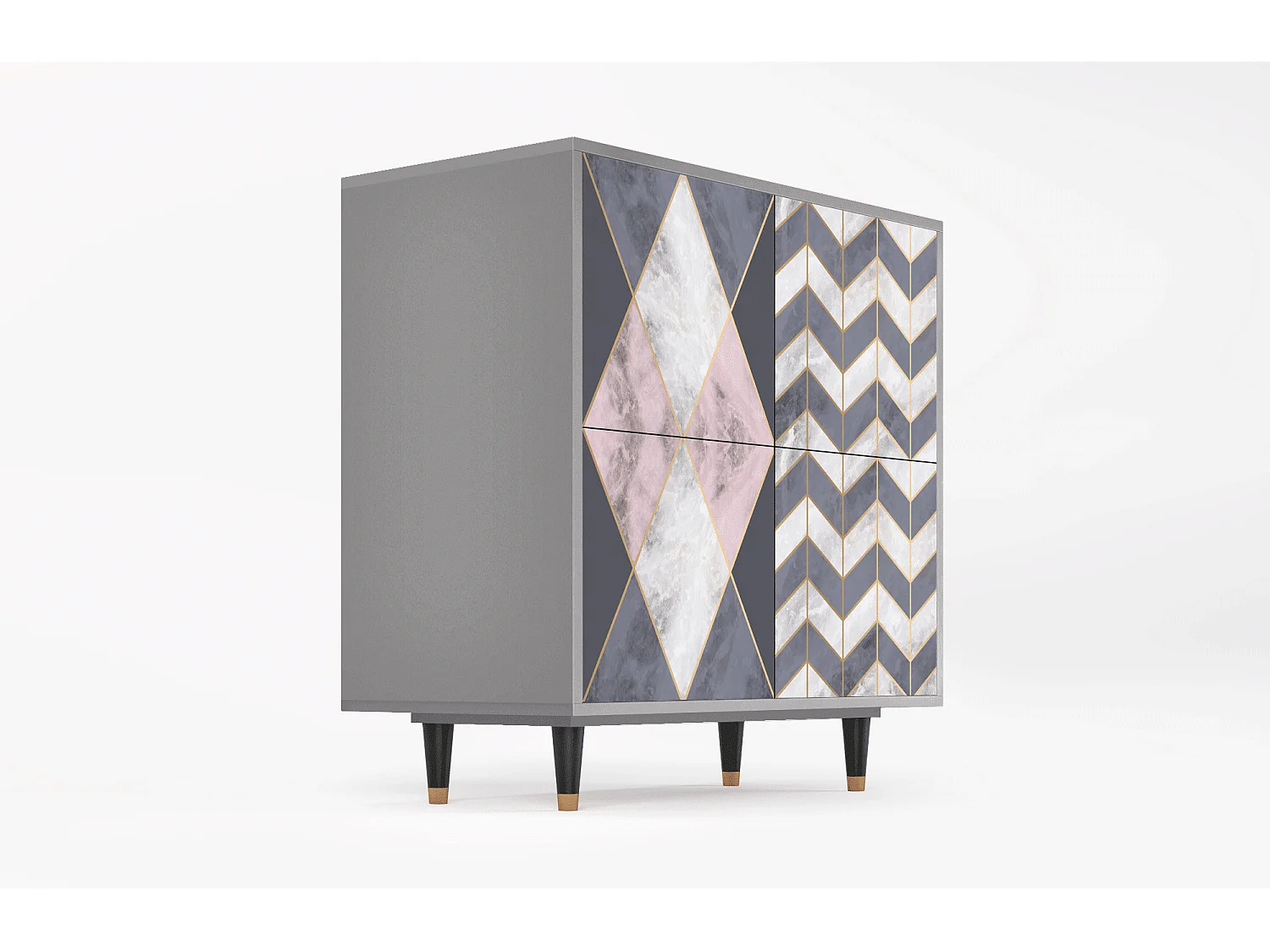 Buffet - 94x96x48 cm - BS3 - Ideal Harmony, Gris