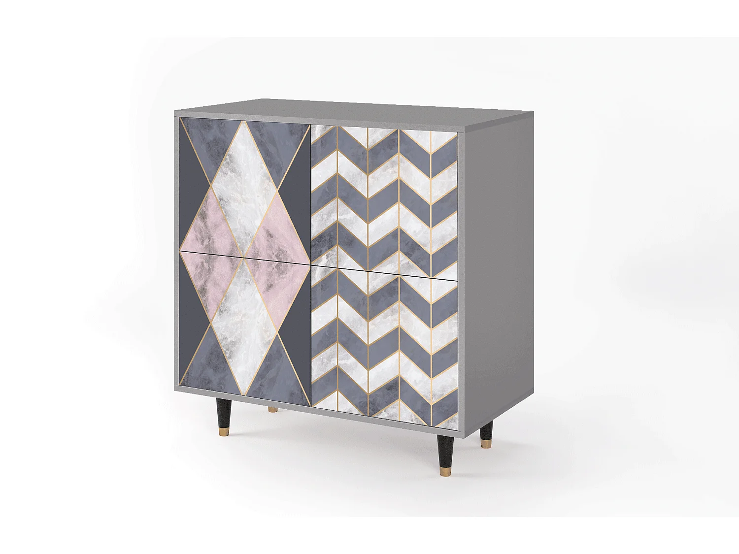 Buffet - 94x96x48 cm - BS3 - Ideal Harmony, Gris