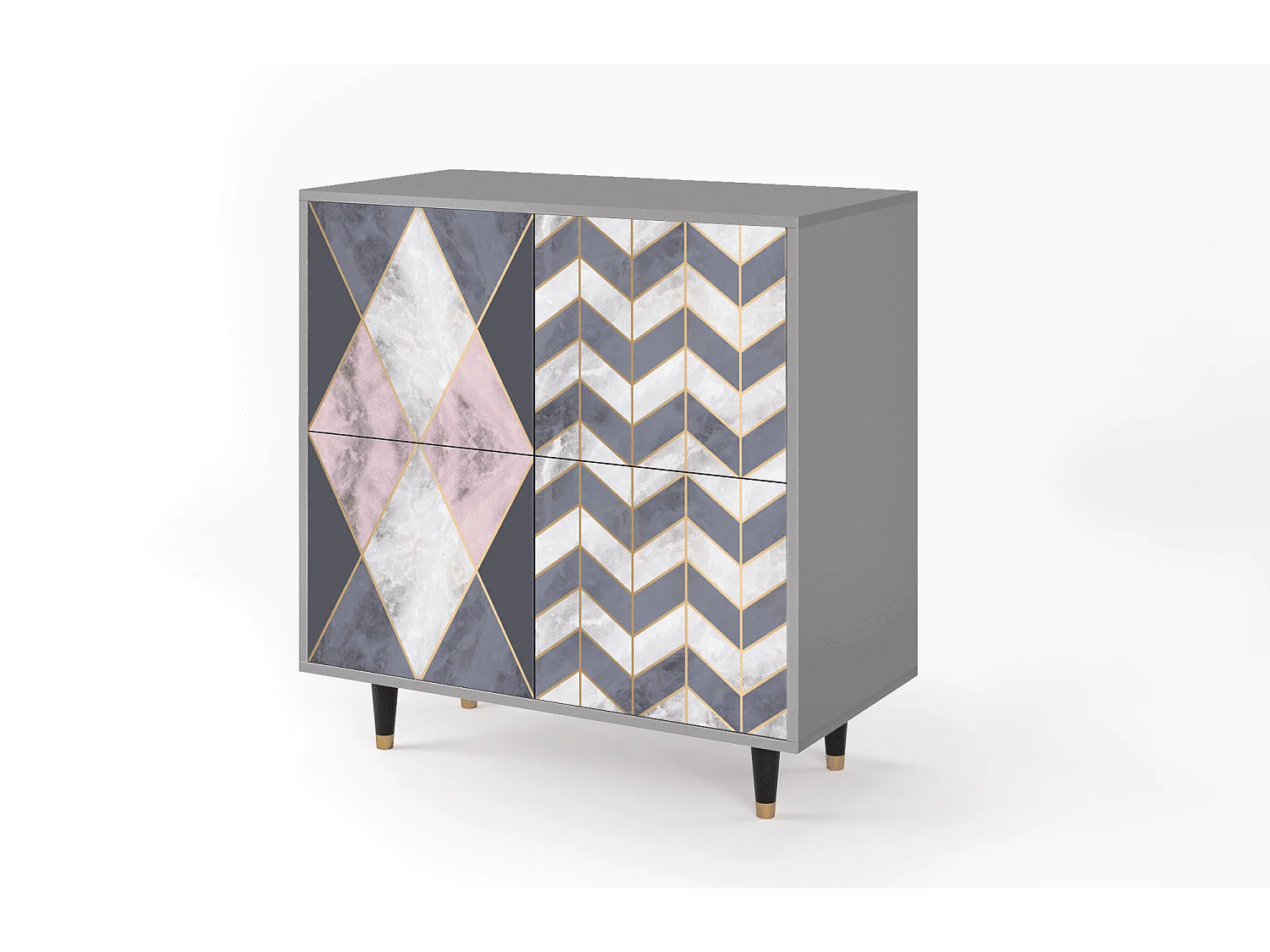 Buffet - 94x96x48 cm - BS3 - Ideal Harmony, Gris