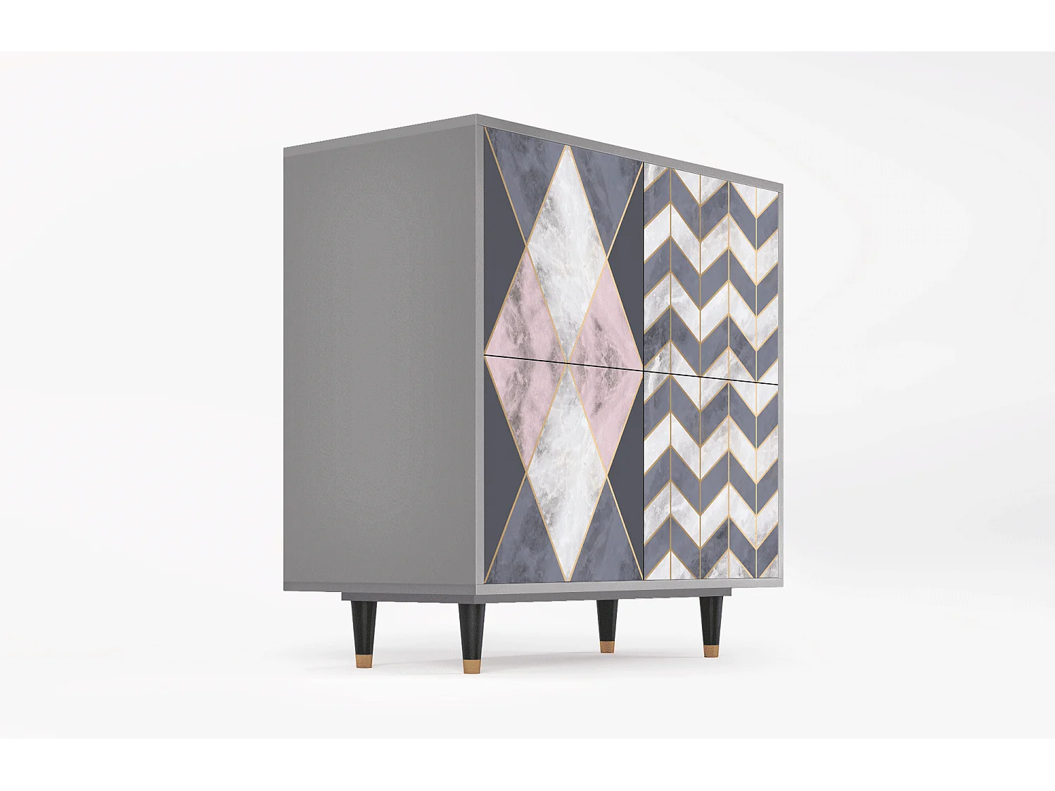 Buffet - 94x96x48 cm - BS3 - Ideal Harmony, Gris