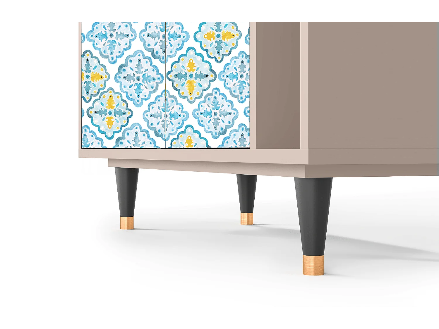 Kredens - 96х110х41 cm - BS6 - Portugese tiles, Latte