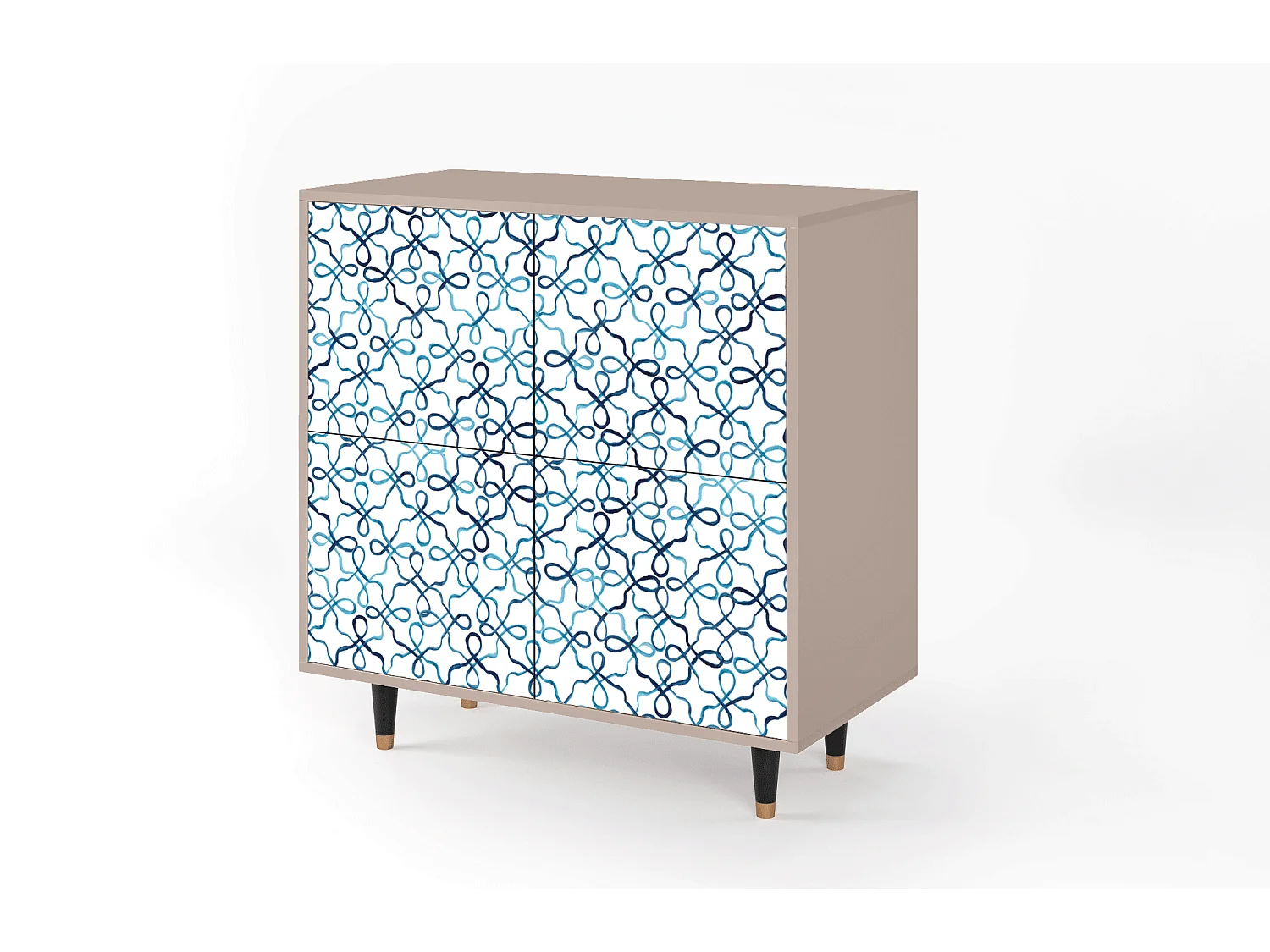 Buffet - 94x96x48 cm - BS3 - Marine Strings, Latte