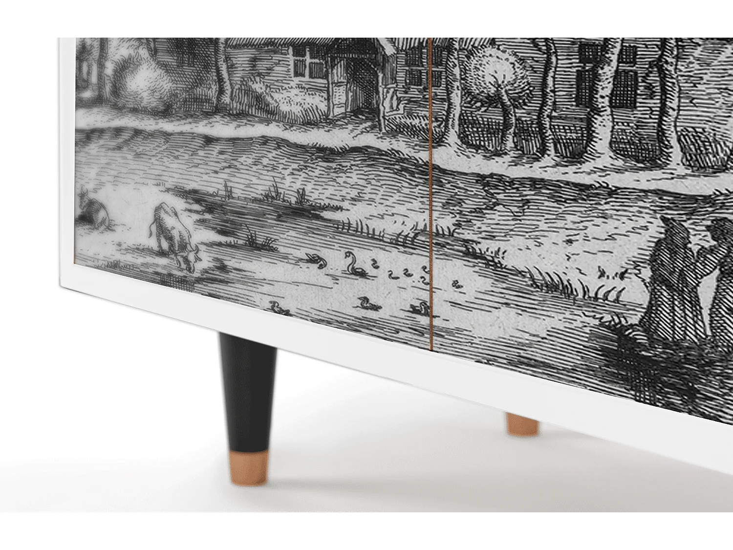 Buffet - 94x96x48 cm - BS3 - A Pond, Blanc