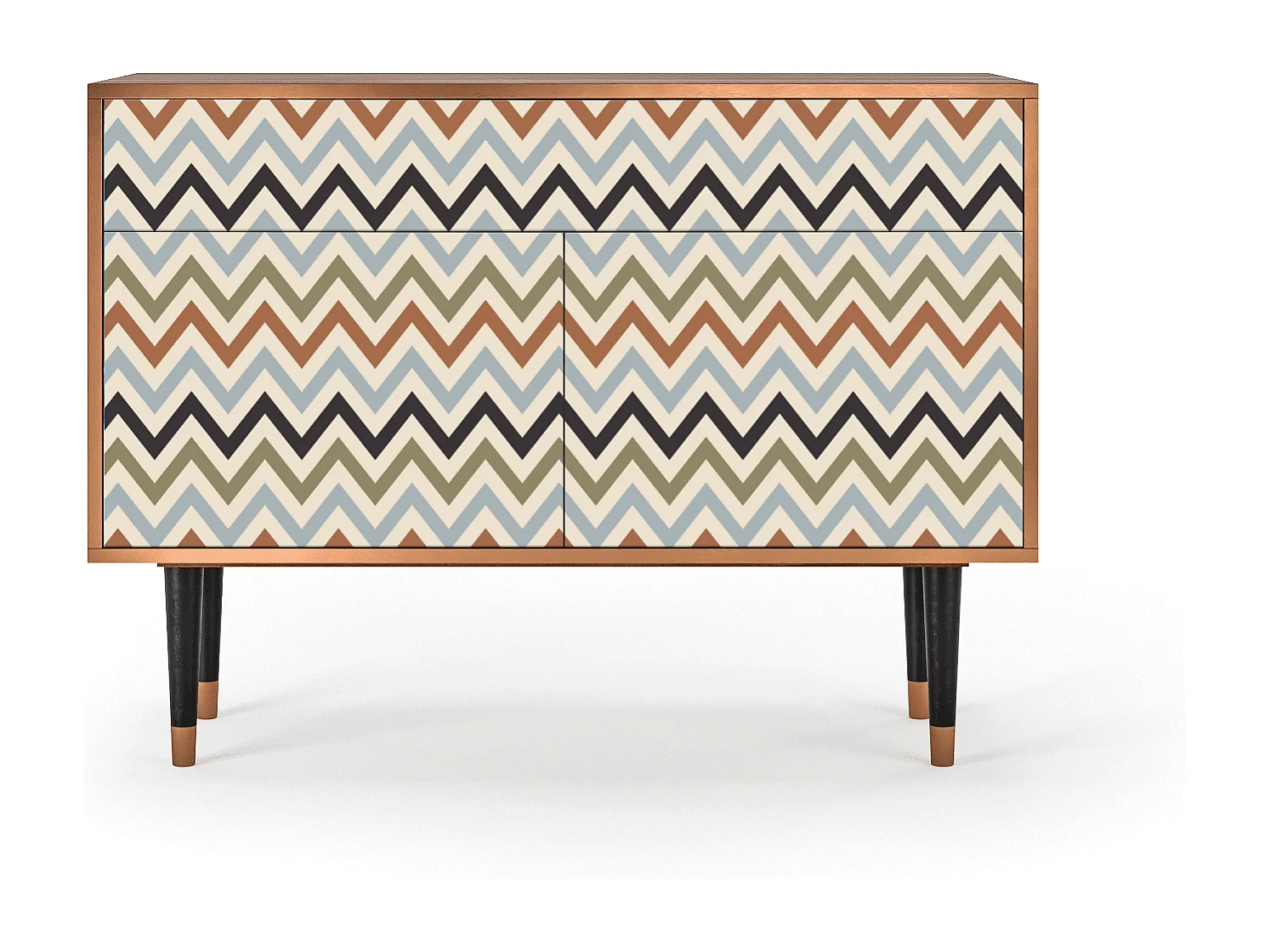 Buffet - 115x85x48 cm - BS4 - Bright Ripple, Noyer