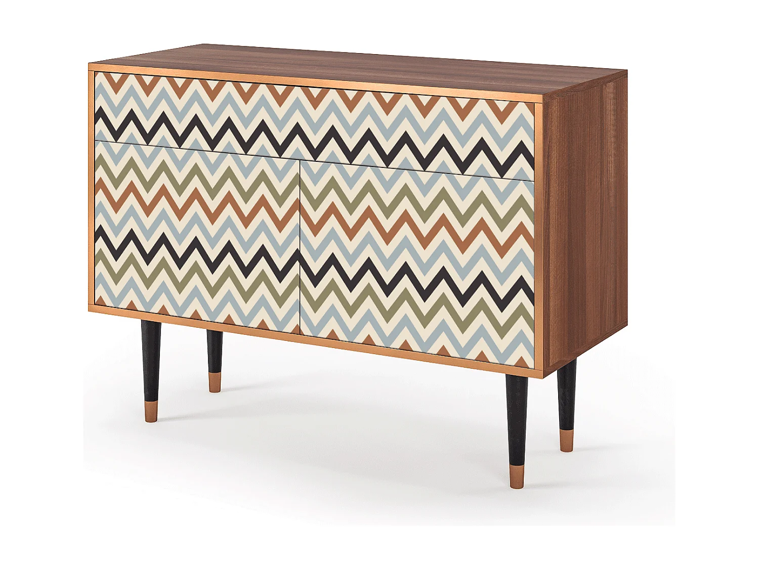 Buffet - 115x85x48 cm - BS4 - Bright Ripple, Noyer