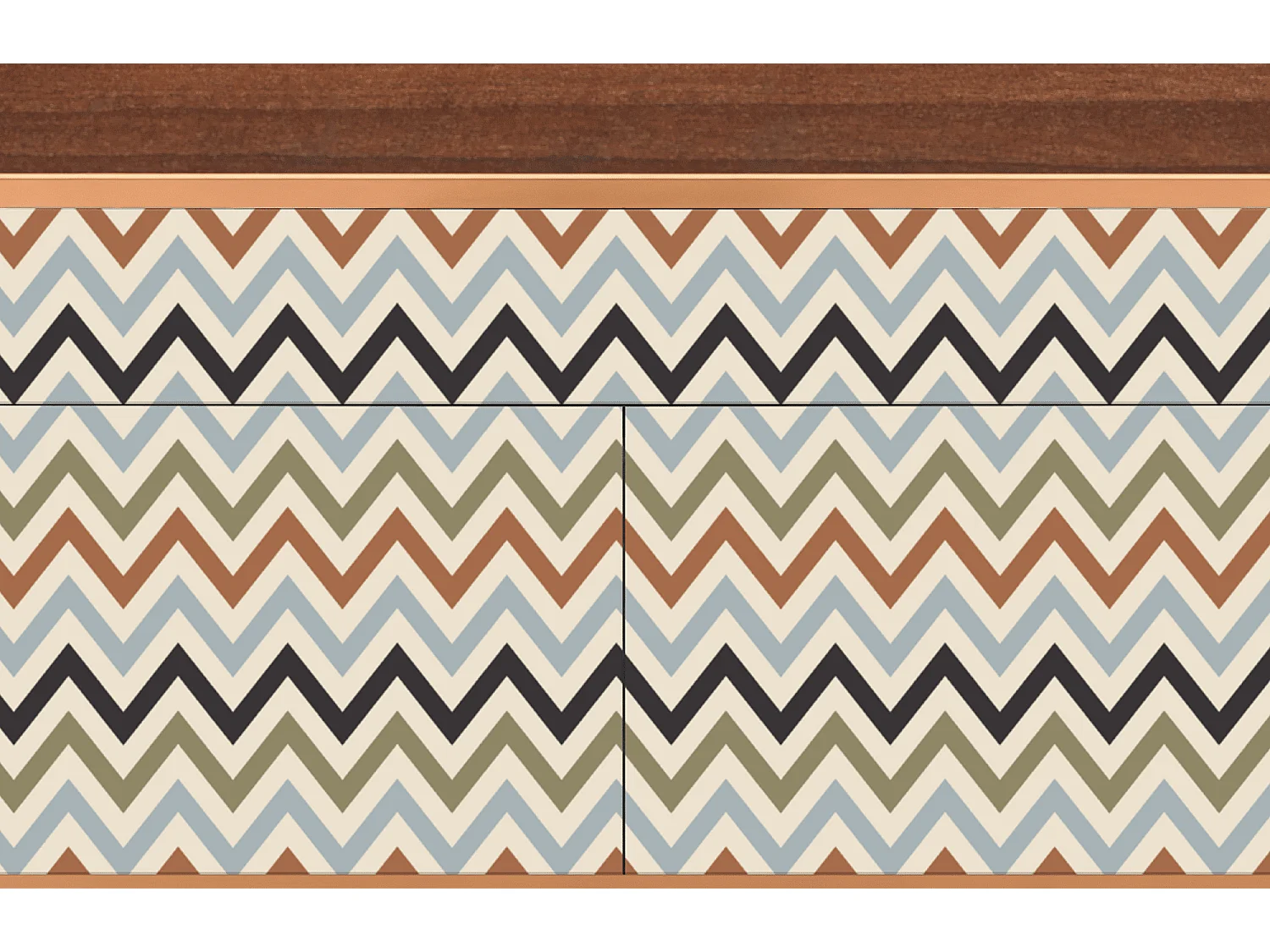 Buffet - 115x85x48 cm - BS4 - Bright Ripple, Noyer