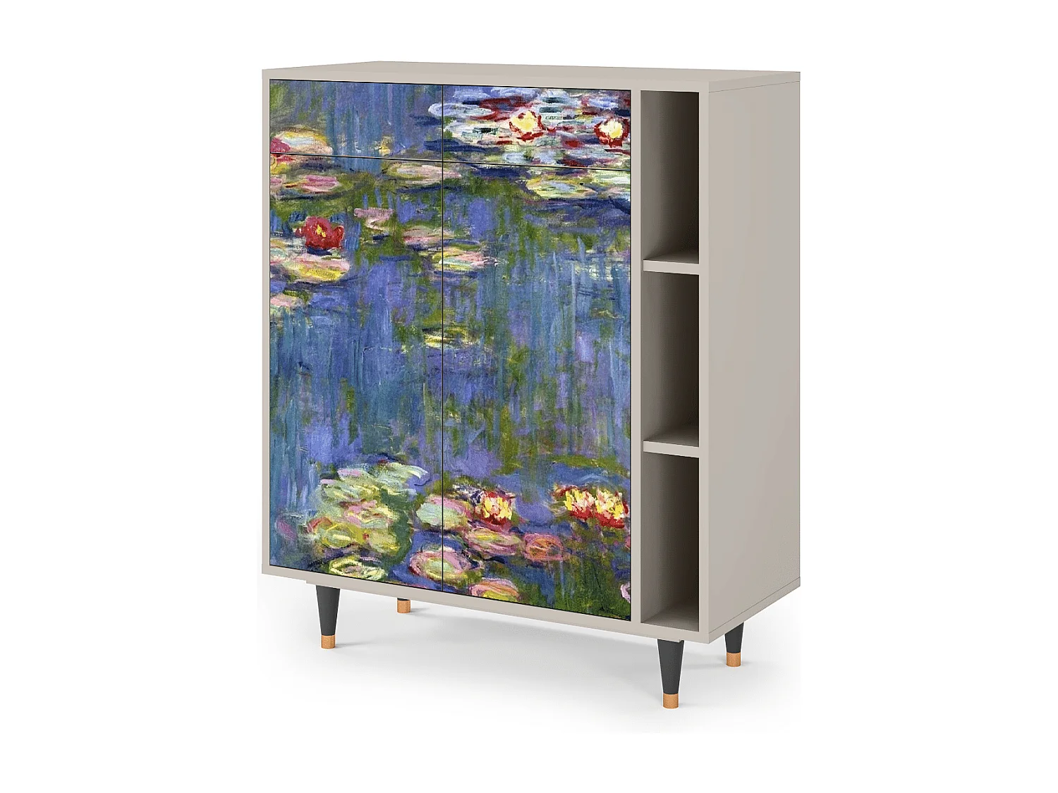 Buffet - 96х110х41 cm - BS6 - The water lily pond  , Sable