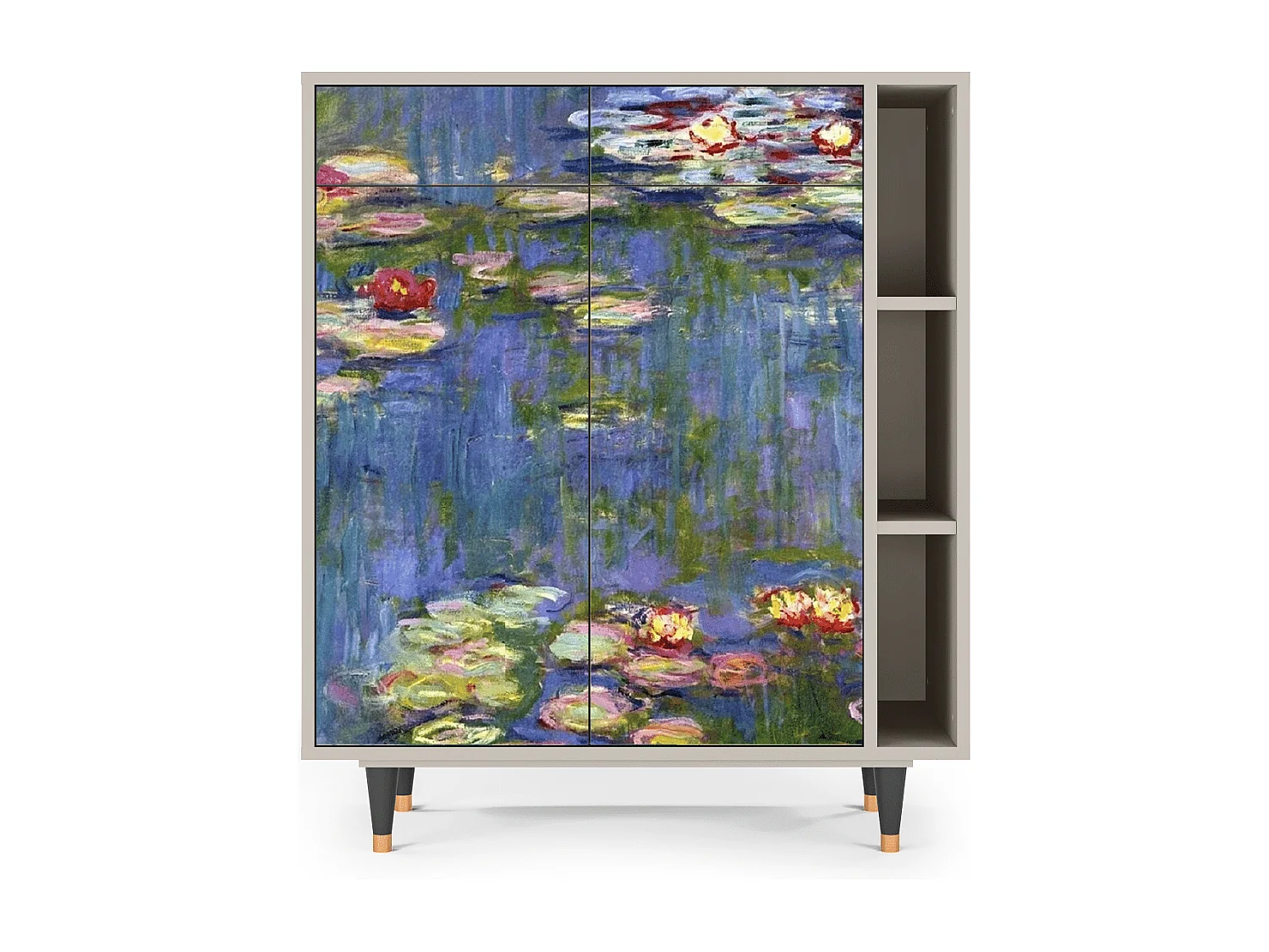 Buffet - 96х110х41 cm - BS6 - The water lily pond  , Sable