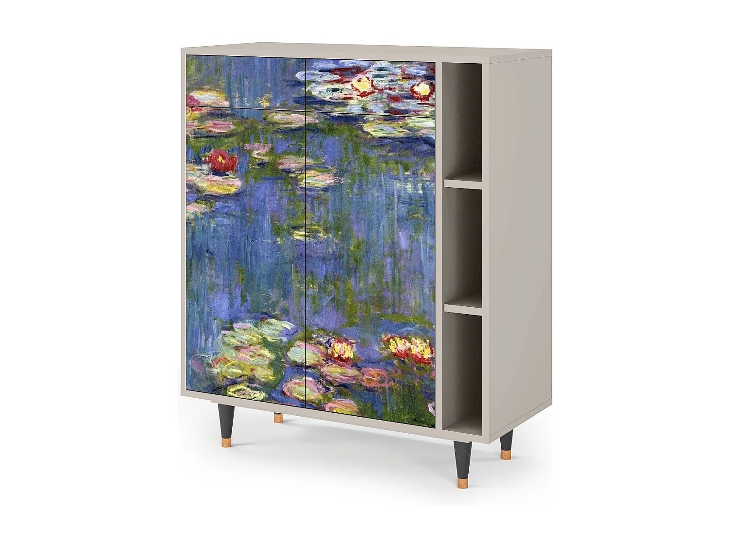 Buffet - 96х110х41 cm - BS6 - The water lily pond  , Sable