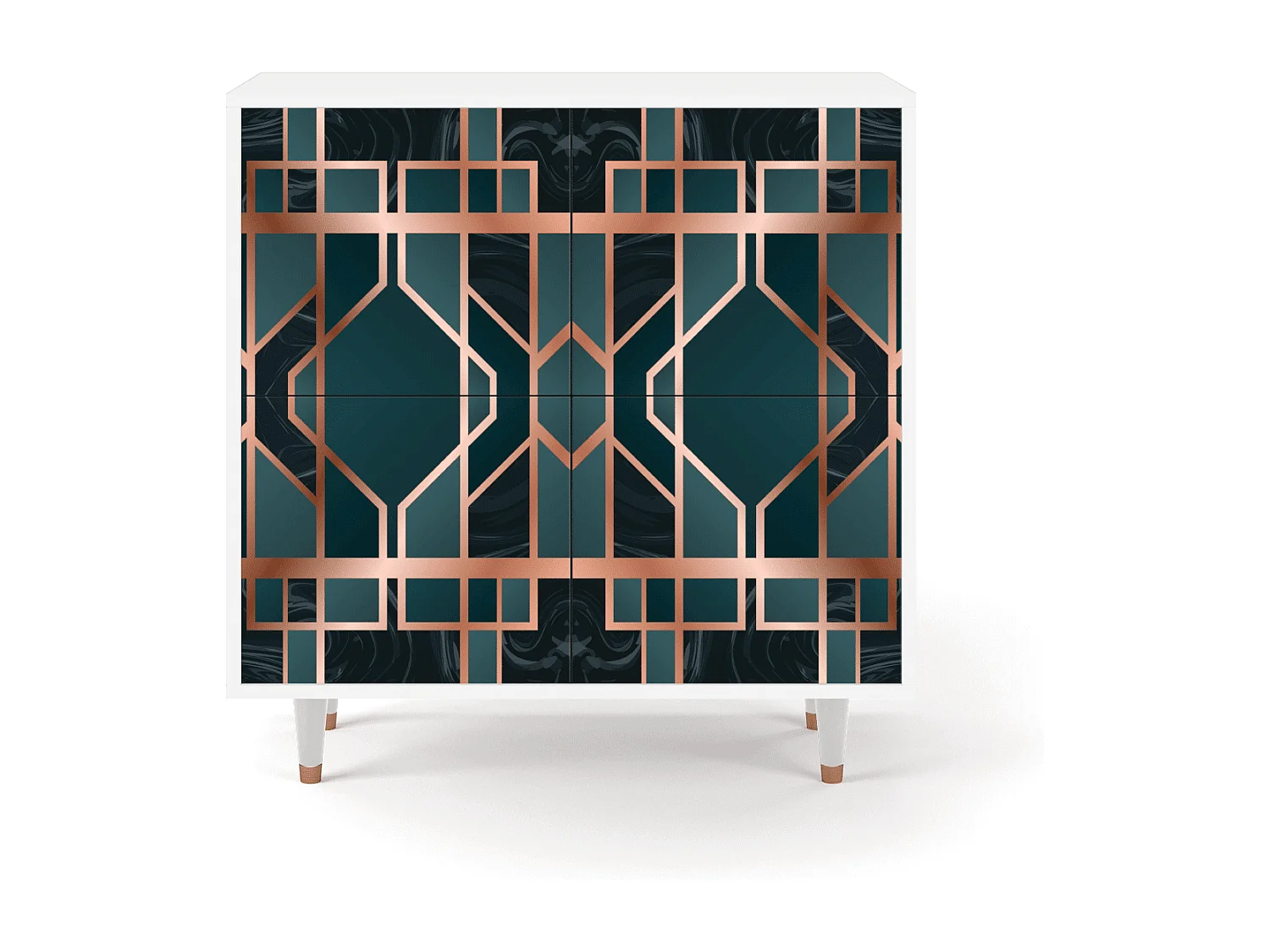 Credenza - 94x96x48 cm - BS3 - Emerald Metro, Bianco