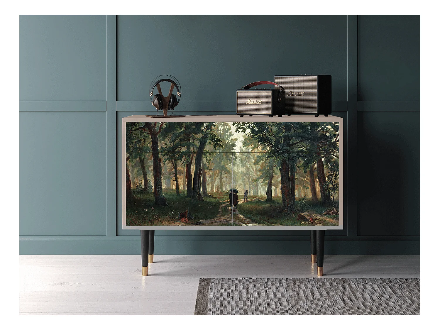 Buffet - 115x85x48 cm - BS4 -  Rain in the Oak Forest, Latte