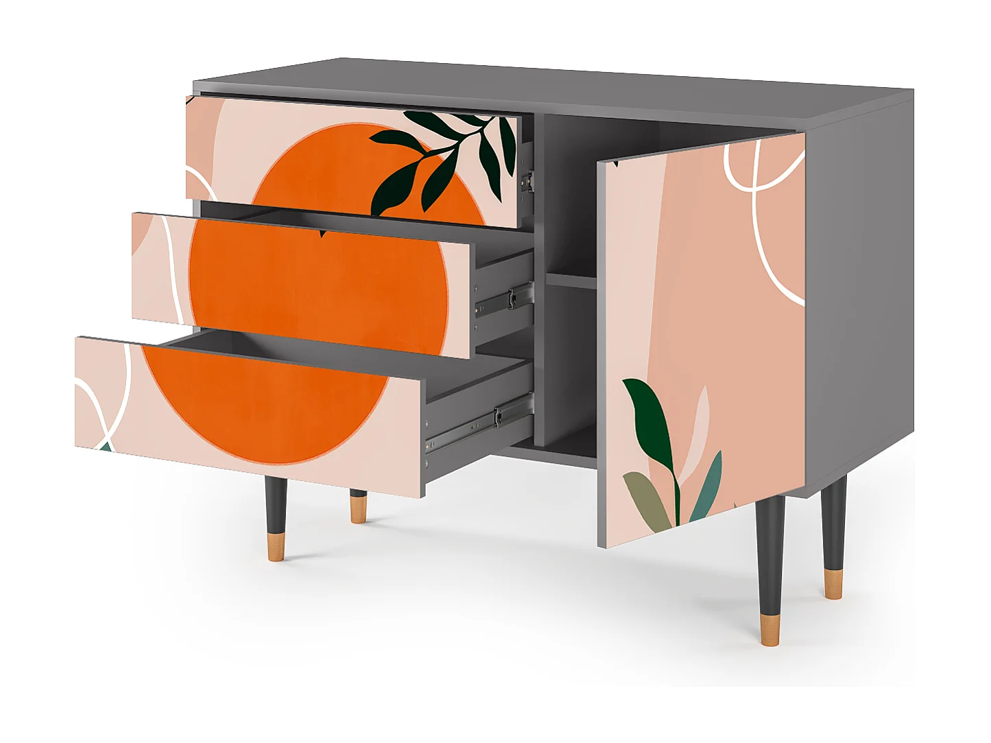 Buffet - 115х84х41 cm - S3 - Jalais Hill by Pissarro, Gris