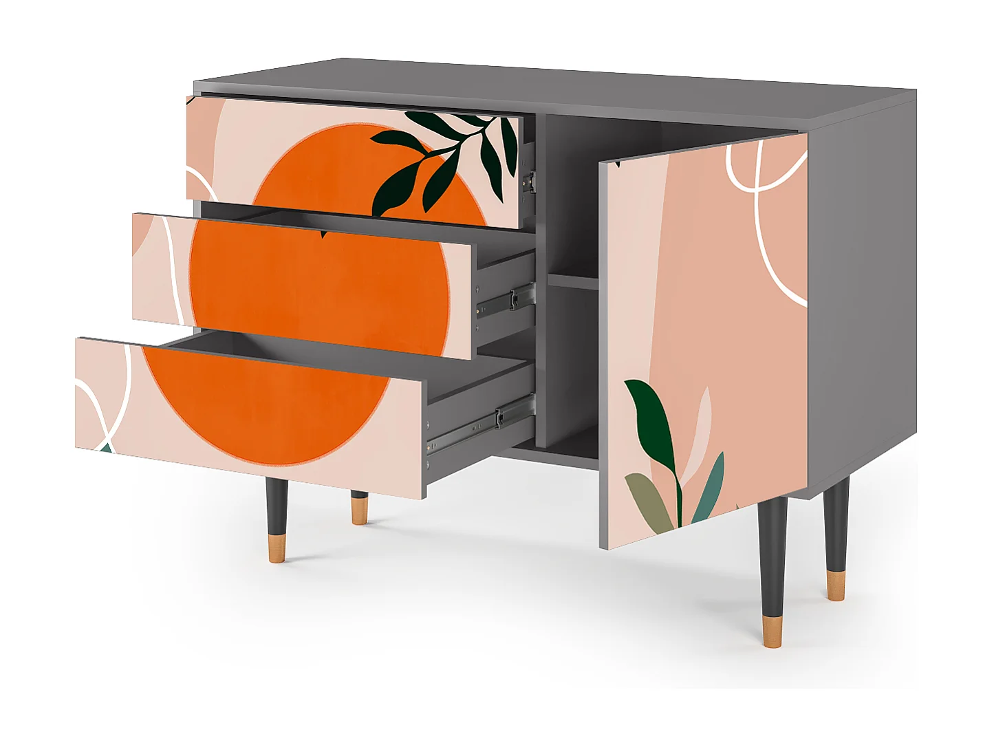 Credenza - 115х84х41 cm - S3 - Jalais Hill by Pissarro, Grigio