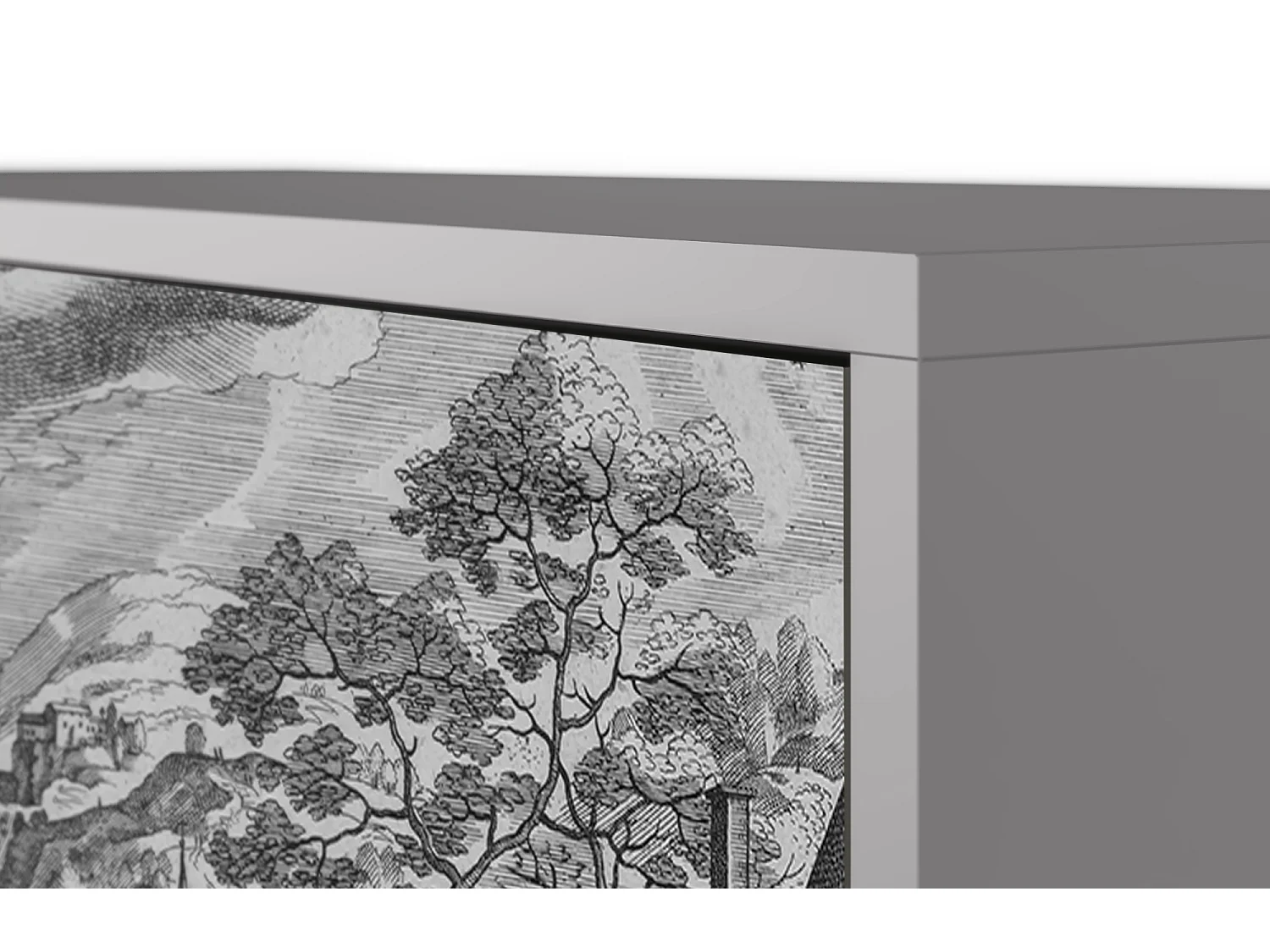 Buffet - 115х84х41 cm - S3 - Bird Dropping, Gris