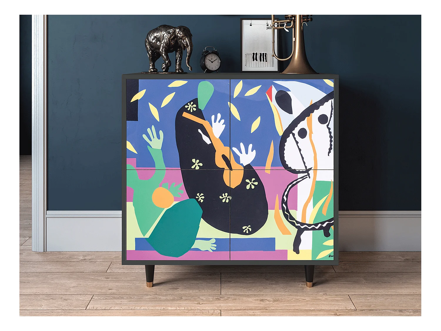 Buffet - 94x96x48 cm - BS3 - La Tristesse du Roi, Anthracite