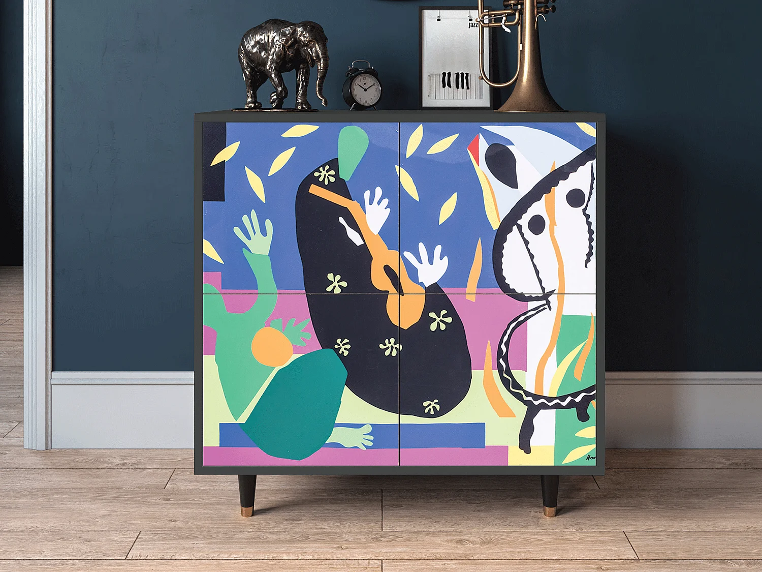 Buffet - 94x96x48 cm - BS3 - La Tristesse du Roi, Anthracite