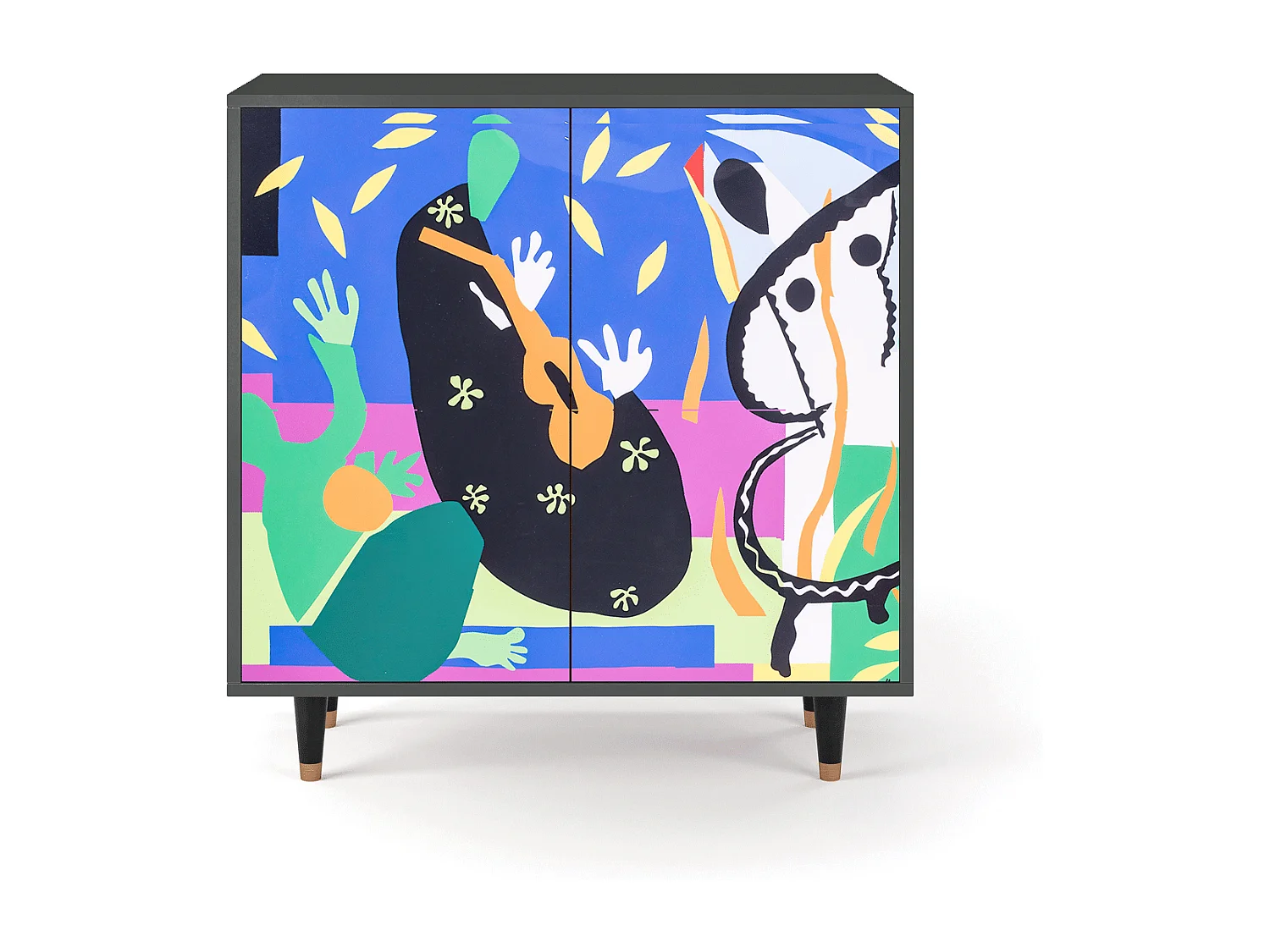 Buffet - 94x96x48 cm - BS3 - La Tristesse du Roi, Anthracite