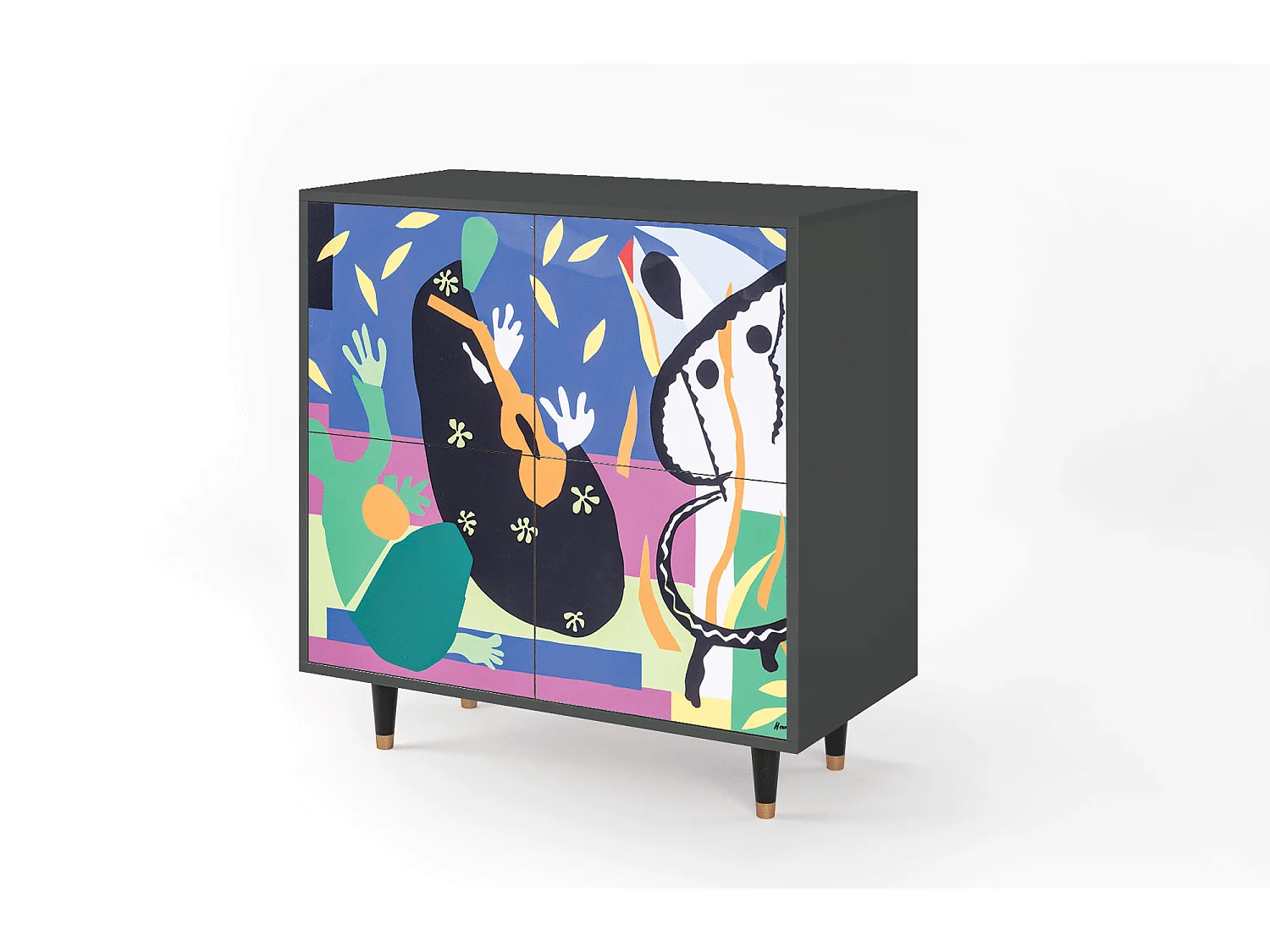 Buffet - 94x96x48 cm - BS3 - La Tristesse du Roi, Anthracite