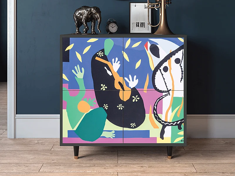 Buffet - 94x96x48 cm - BS3 - La Tristesse du Roi, Anthracite