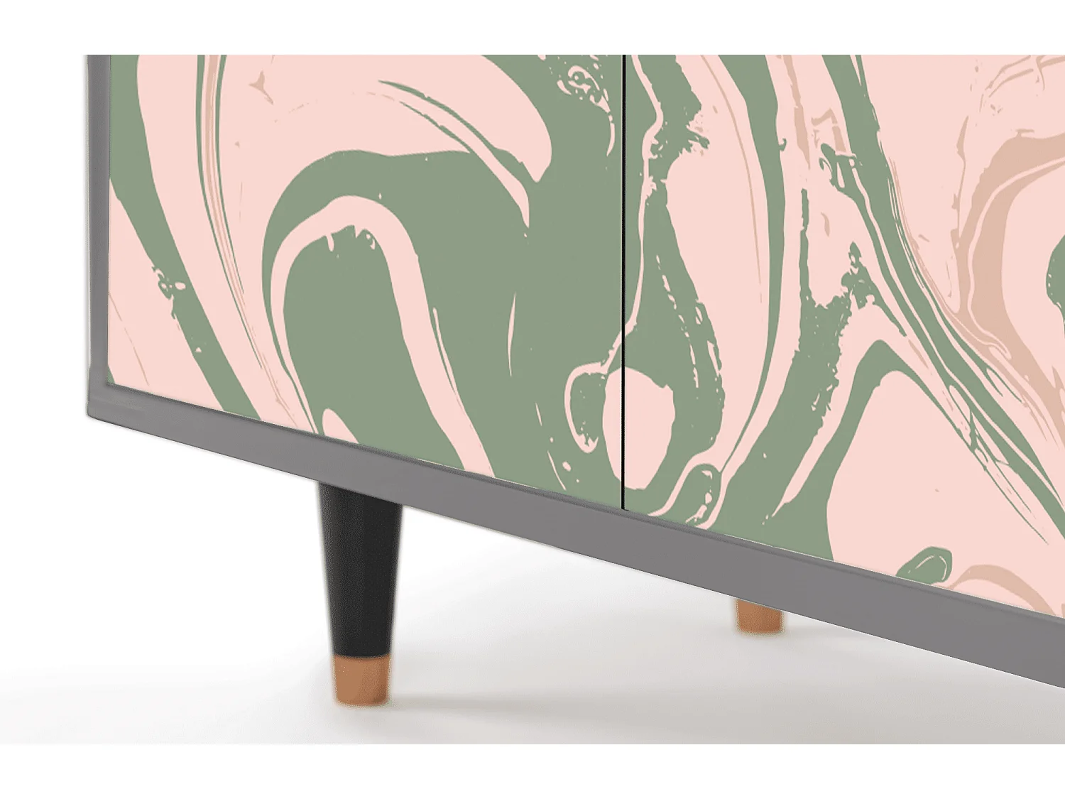 Buffet - 94x96x48 cm - BS3 - Aquarelle, Gris