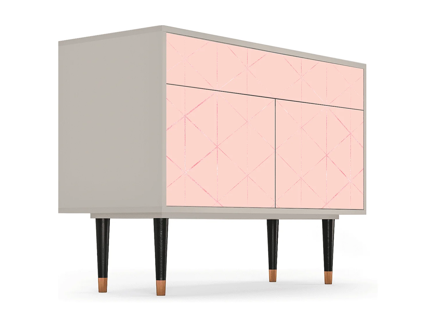 Sideboard - 115x85x48 cm - BS4 - Rose Quartz, Sand
