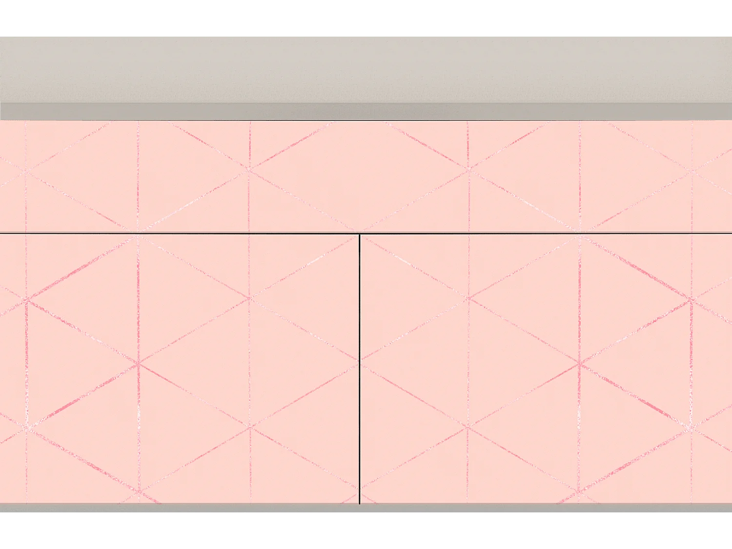 Credenza - 115x85x48 cm - BS4 - Rose Quartz, Sabbia