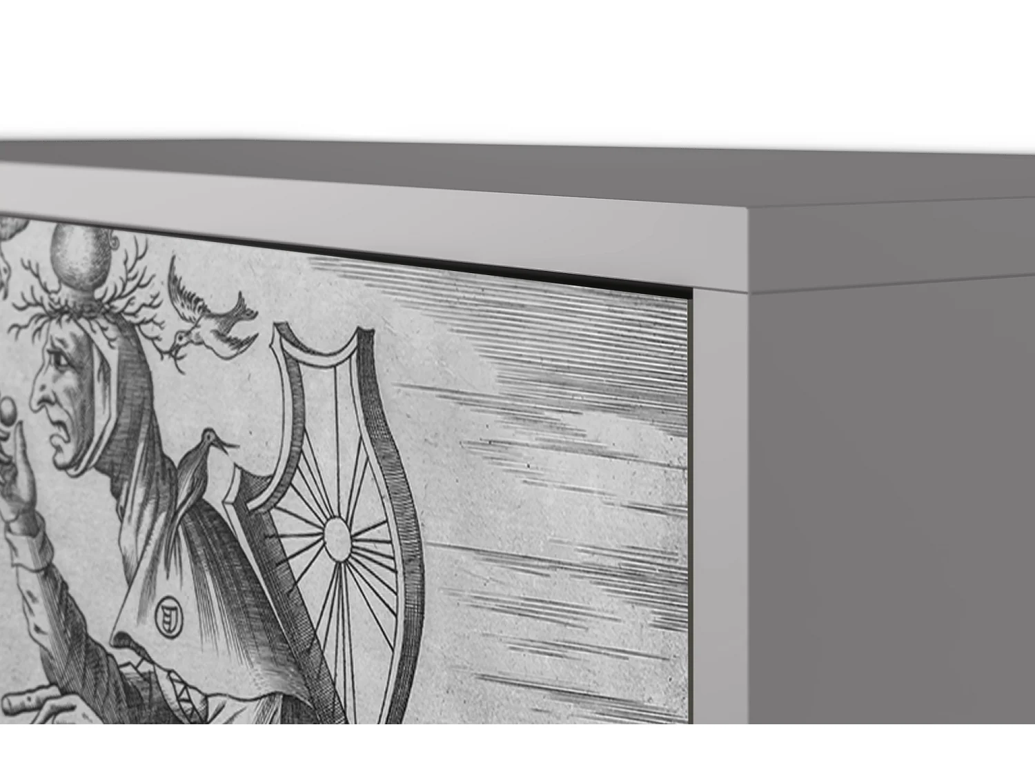 Sideboard - 115х84х41 cm - S3 - Blau Schuyte, Grau