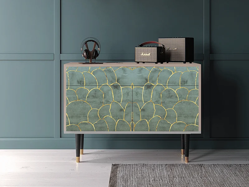 Buffet - 115x85x48 cm - BS4 - Magnificent Water Lily, Latte