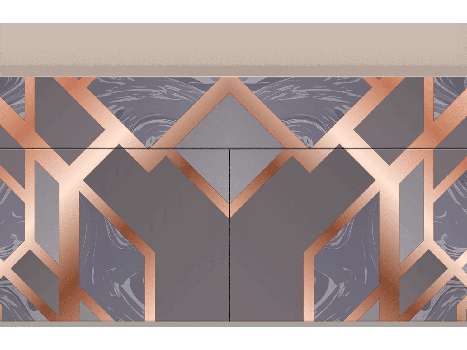 Sideboard - 115x85x48 cm - BS4 - Taupe Anatomy, Latte