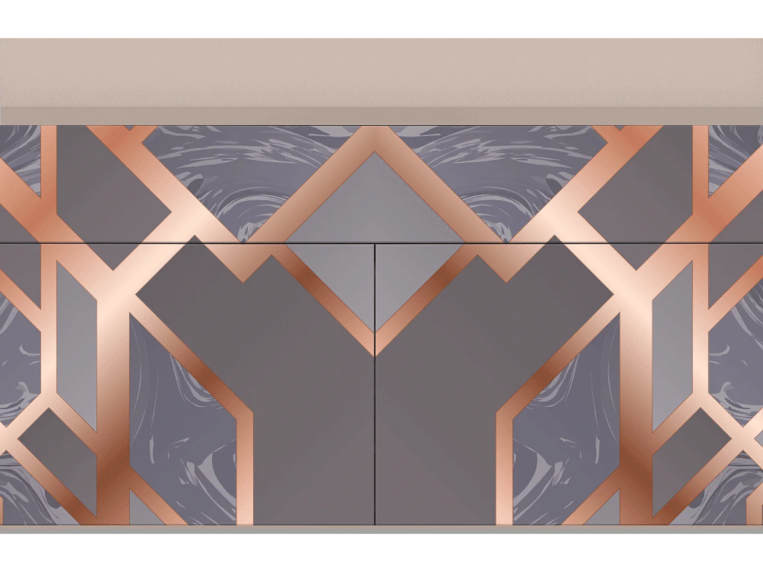 Buffet - 115x85x48 cm - BS4 - Taupe Anatomy, Latte