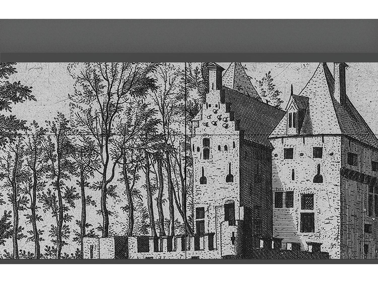 Aparador - 115x85x48 cm - BS4 - Castle with Bridge, Antracite