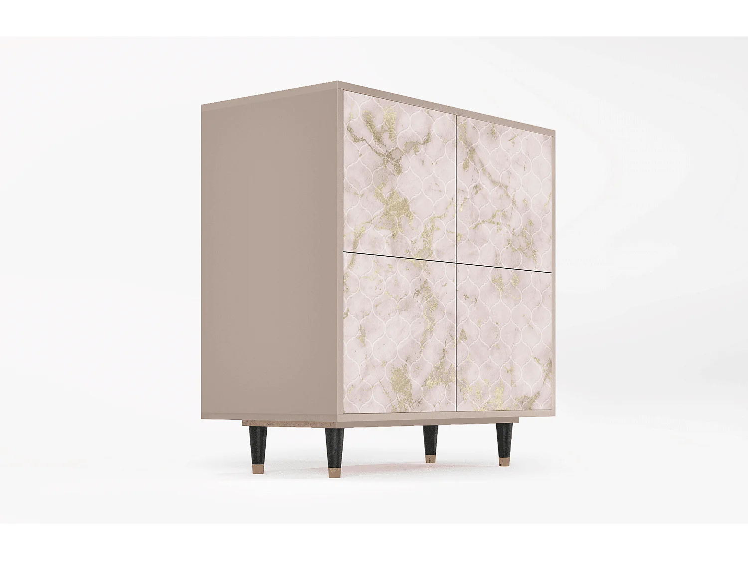 Sideboard - 94x96x48 cm - BS3 - Dirty Roses, Latte